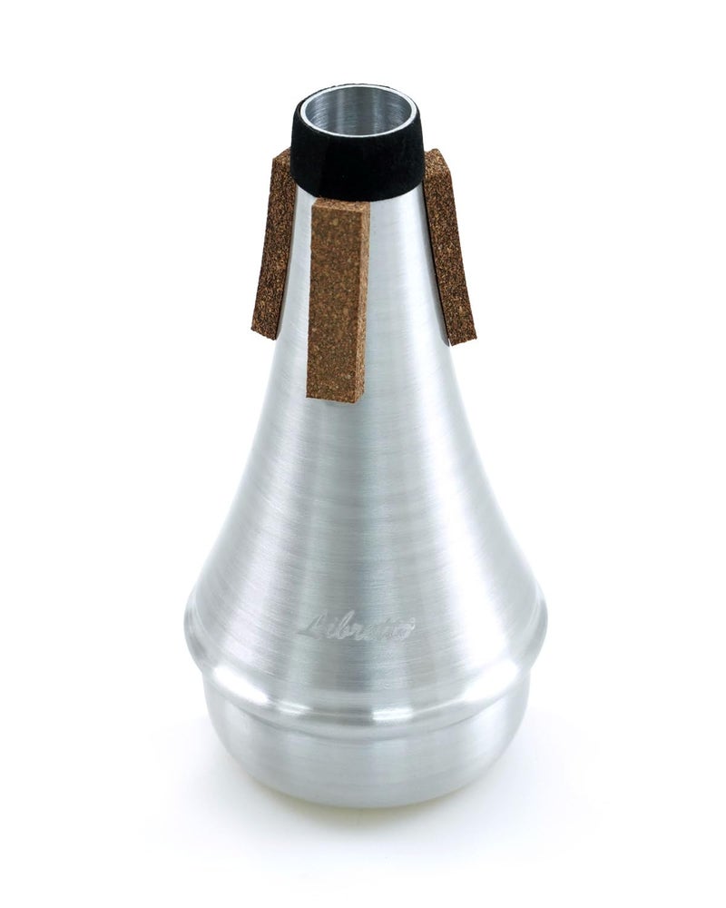 Libretto Trumpet Mute, Small Straight Practice Mute, All Aluminum - Image 1